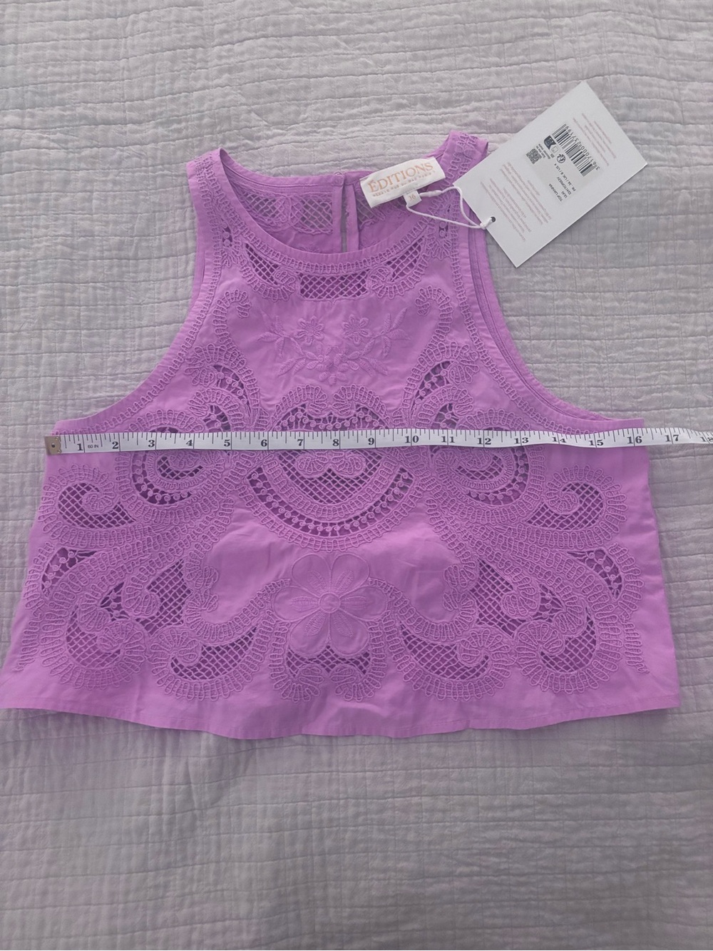 NWT Sézane Uanna Top in Lilac Size 4/36 - Picture 8 of 8